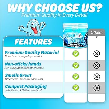 Amazon.com: PeerBasics Gunk Getter, Cleaning Gel for Those